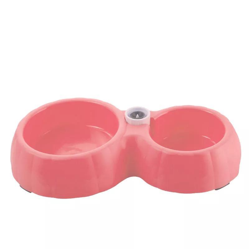 Bát ăn đôi có nút gắn bình nước - Phụ kiện thú cưng B02 (Size L)