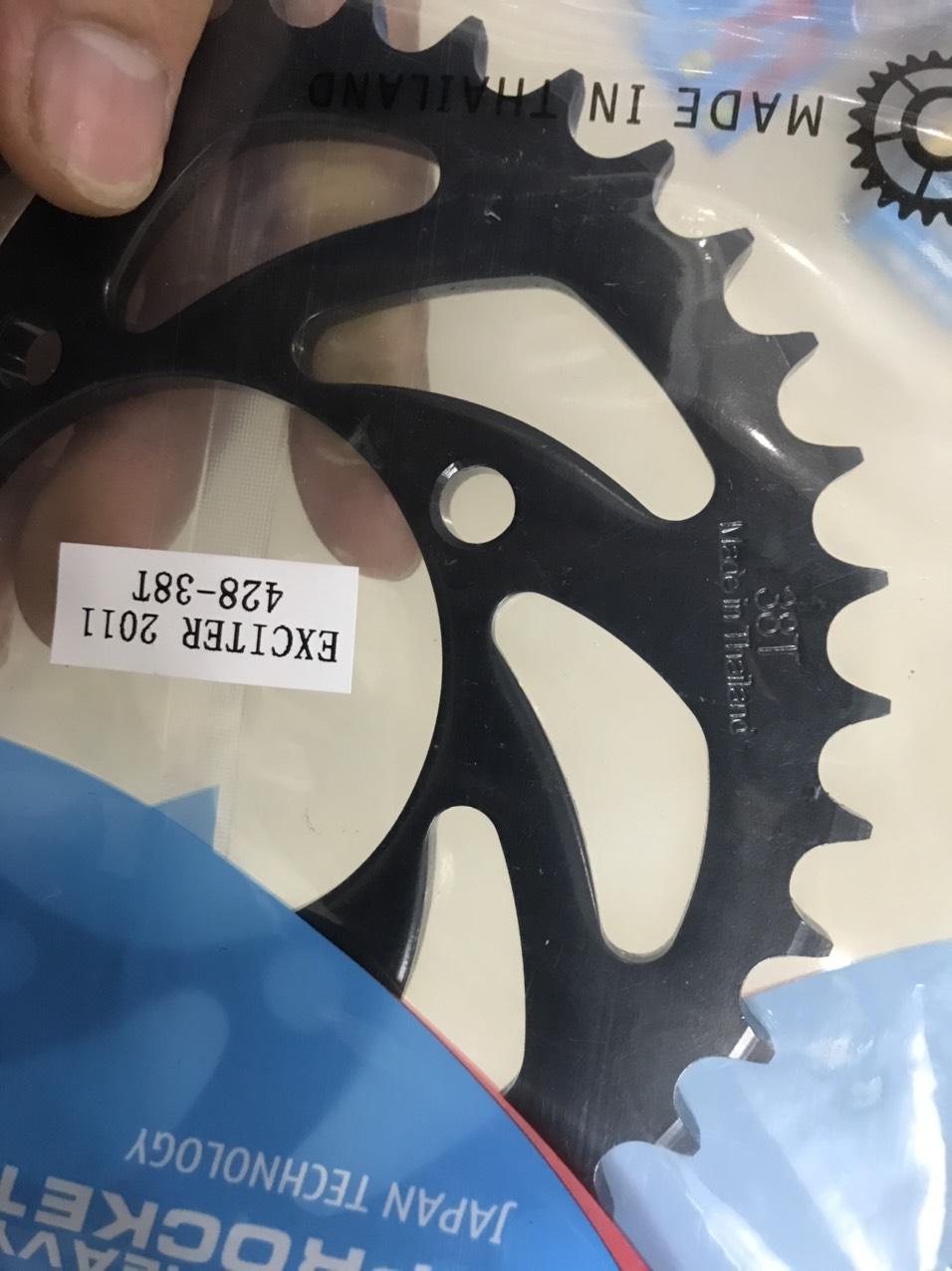 Bộ nhông sên dĩa cho Exciter 150 (nhông14 dĩa42T, sên DID có phốt)
