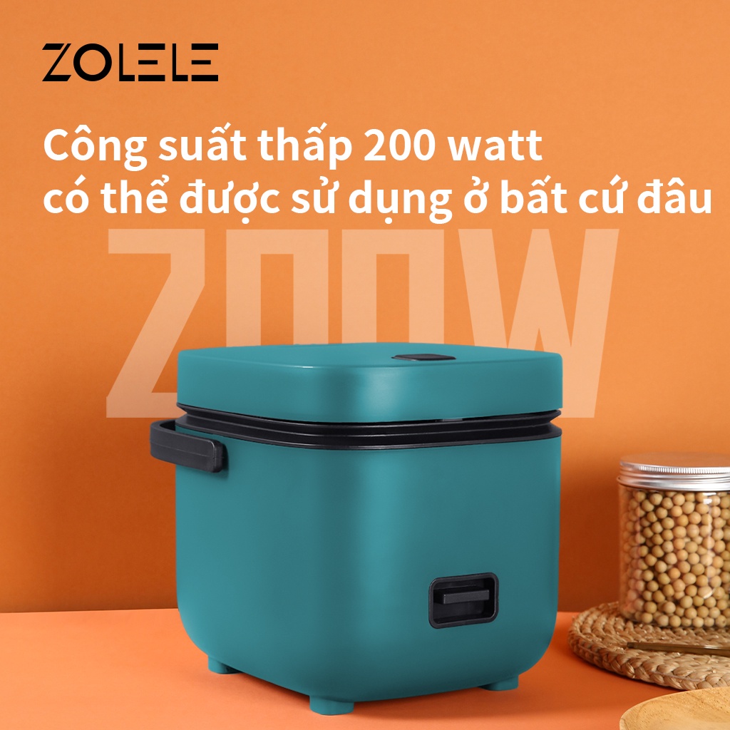 ZOLELE ZB001 Nồi cơm điện mini 1.2L (lòng nồi 800ML)