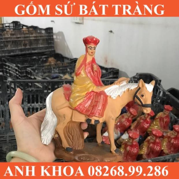 Bộ tượng 4 thầy trò đường tăng size lớn Gốm sứ Bát Tràng Anh Khoa