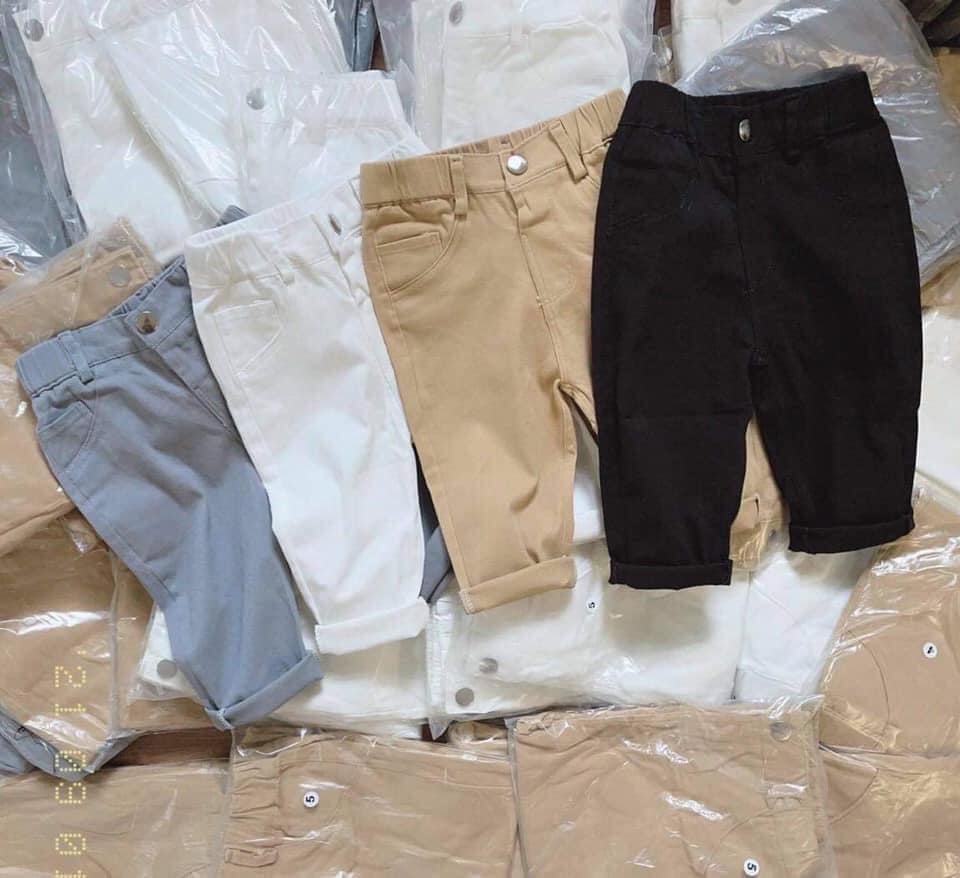 quần kaki cho bé 8-18kg