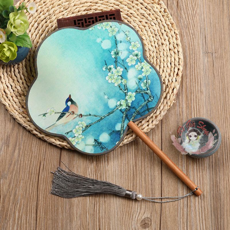 Quạt tròn cổ trang (nhiều mẫu)