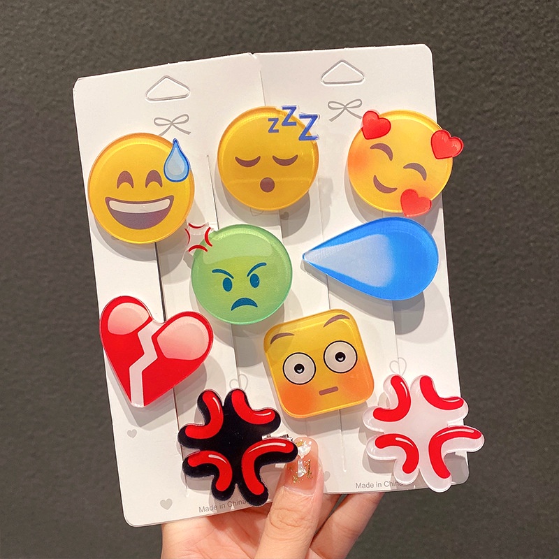 KẸP CÀI TÓC ICON CẢM XÚC