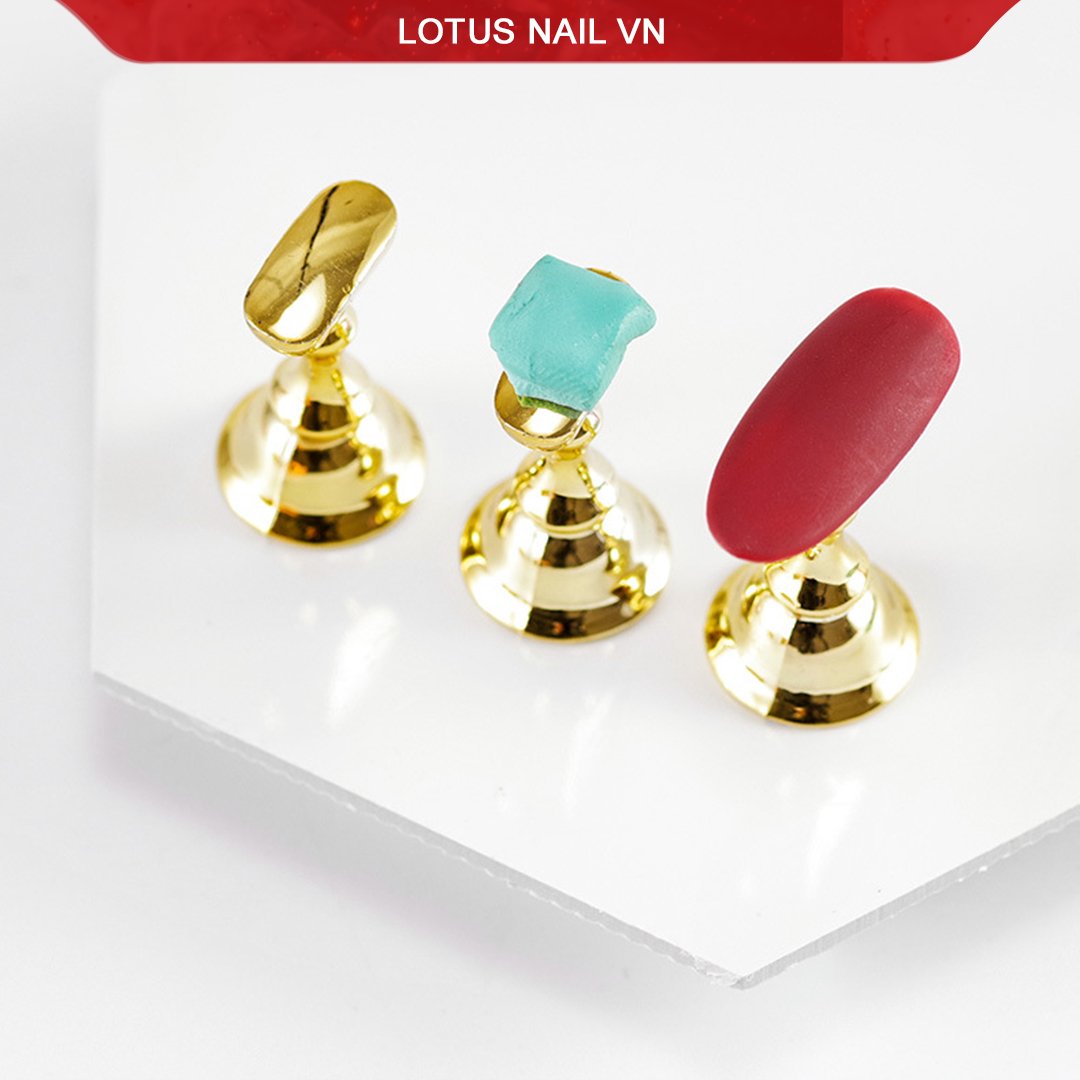 Đế gắn móng giả, đế nam châm gắn móng mẫu bộ 5 cái