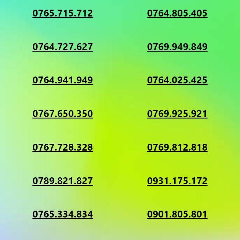 SIM SỐ ĐẸP MOBIFONE