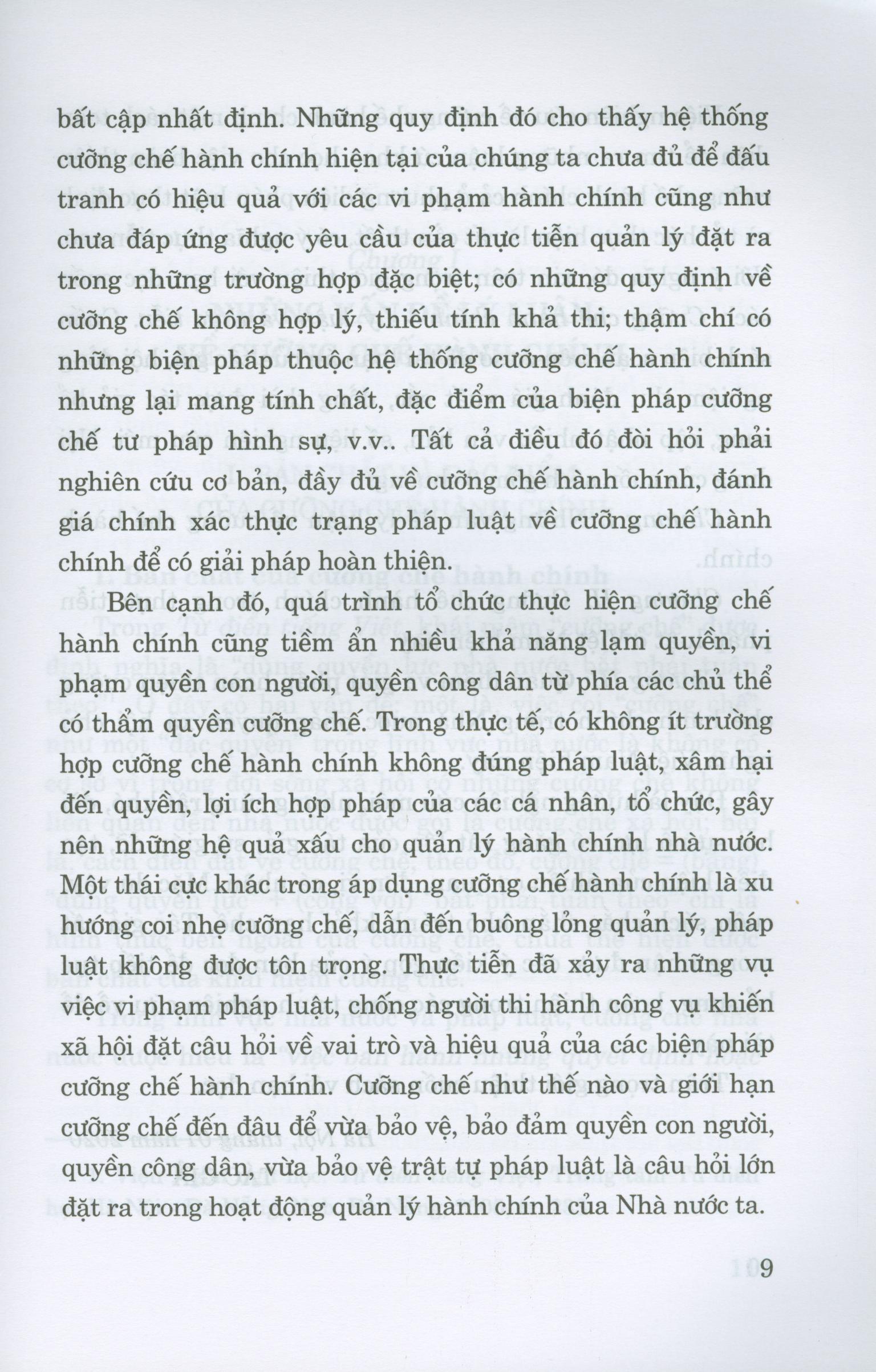 Cưỡng Chế Hành Chính Lý Luận Và Thực Tiễn