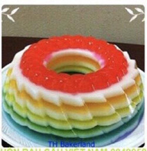 [HCM]KHuôn nhận cơm lớn rau cau hình tròn hoa văn xéo 20cm so 1