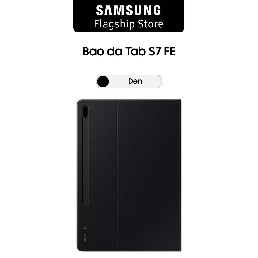 Bao da Samsung Galaxy Tab S7 FE (Màu Đen)