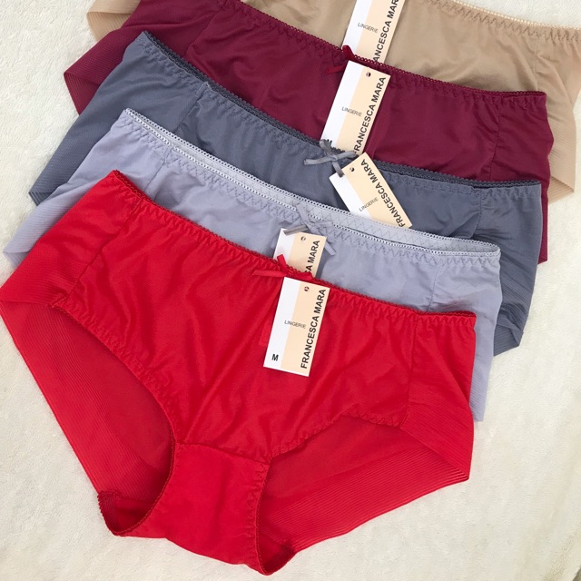 [HCM]COMBO 10 QUẦN LÓT NỮ LỤA TRƠN TÀNG HÌNH MARA 699