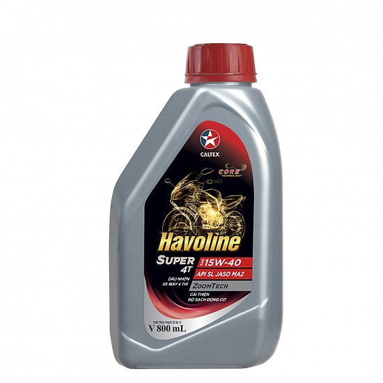Caltex Havoline Super 4T SAE 15W-40 0.8L
