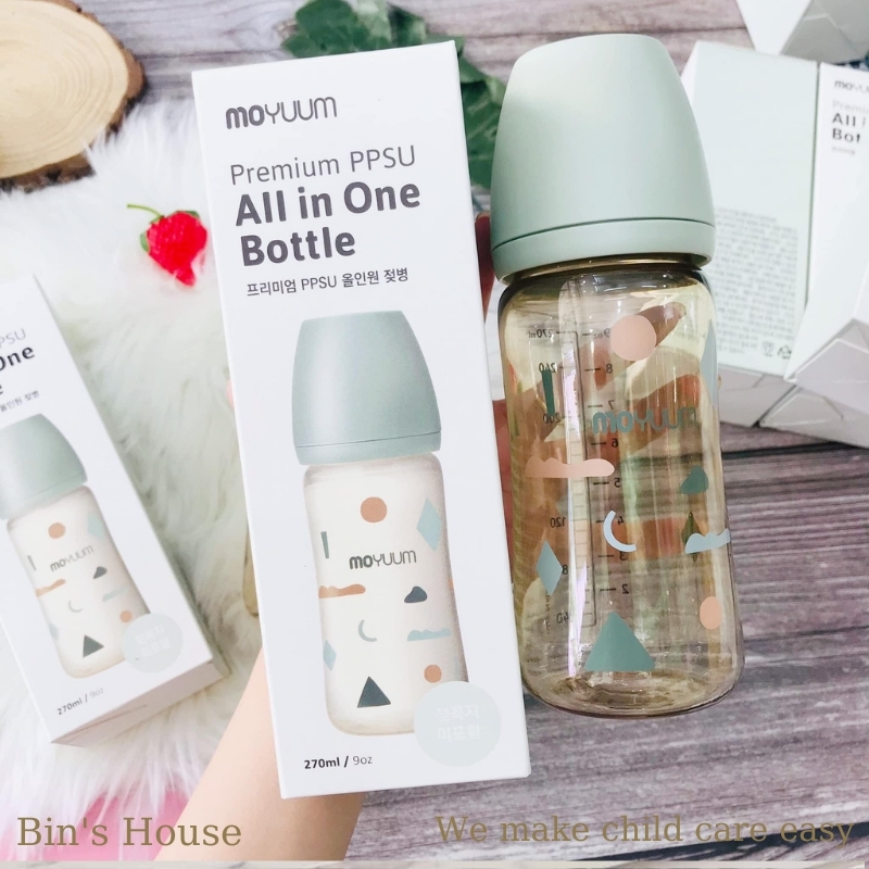 Bình sữa moyuum cloud mây 170/270ml chính hãng