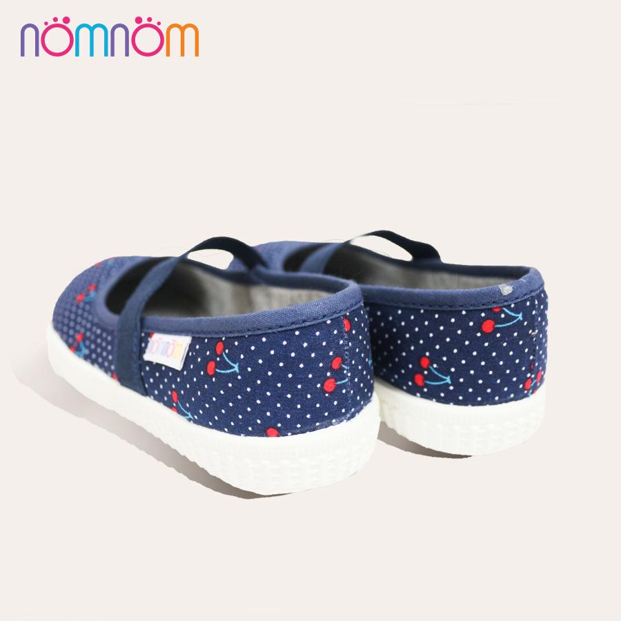 Giày búp bê bé gái Nomnom EPG1848 xanh cherry