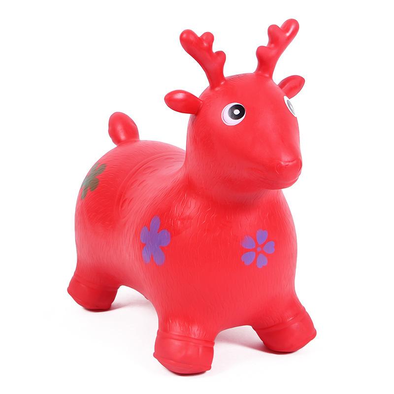Thú Nhún Bơm Hơi Hình Con Hươu Cho Bé Yêu, Đồ Chơi Thú Nhún Bập Bênh Siêu Dễ Thương Cho Bé Yêu, Sản Phẩm An Toàn Gía Rẻ