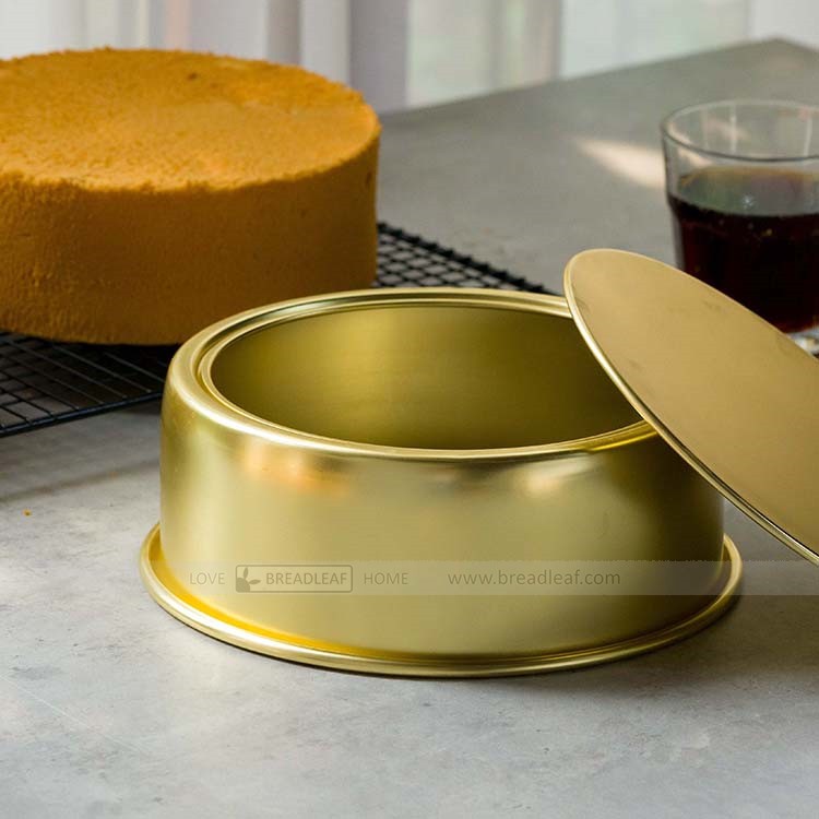 Khuôn Nhôm Vàng 8" Đế Rời Breadleaf