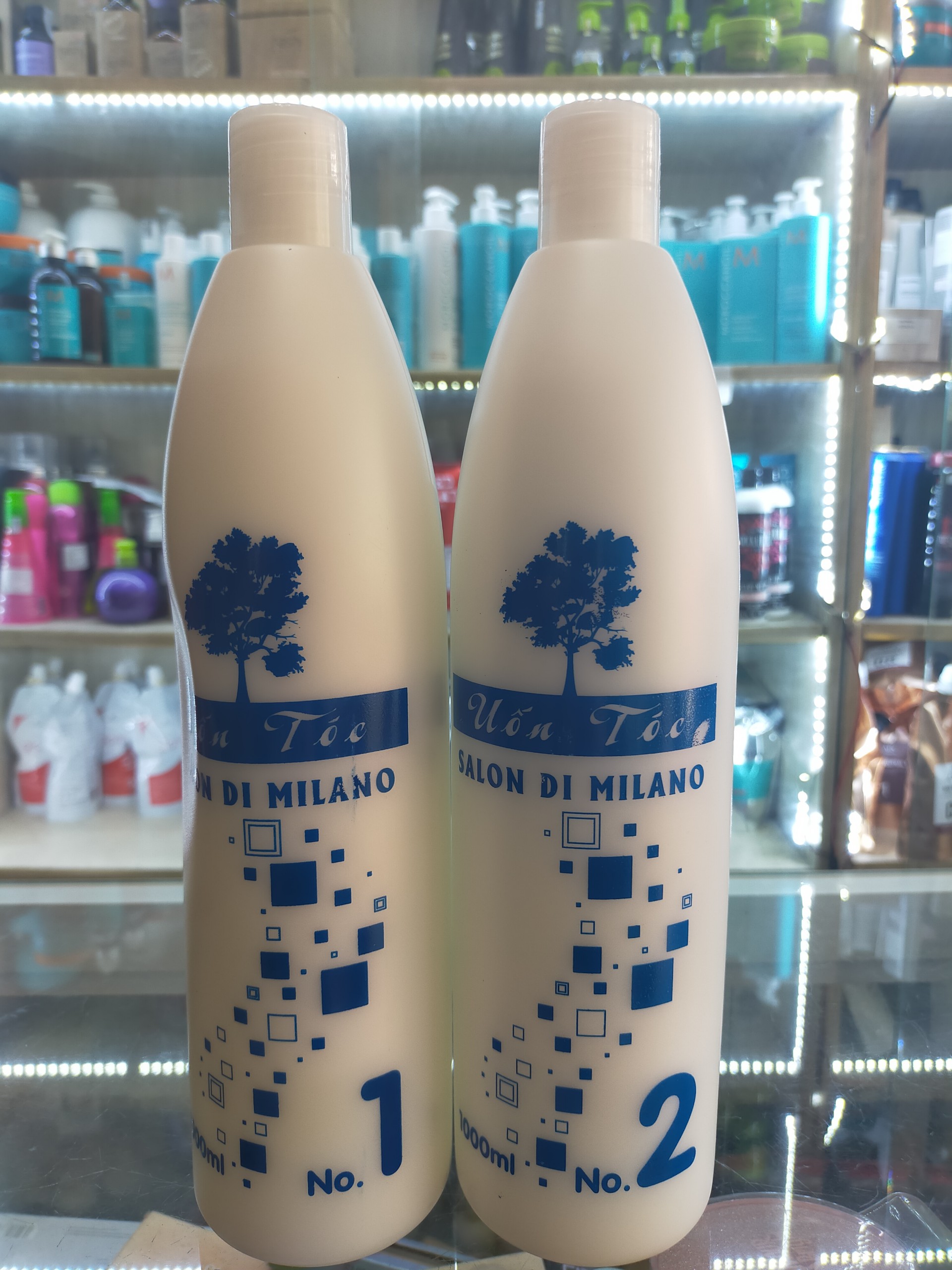 Cặp uốn tóc milano 1000ml*2 mẫu mới