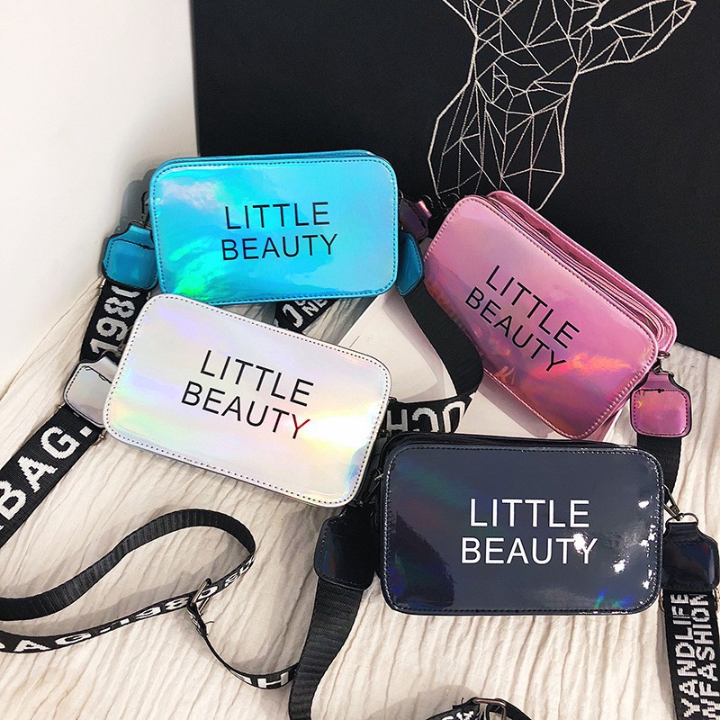 Túi Hộp Ánh Cầu Vồng Little Beauty Quai Chữ 580 - REQUANE