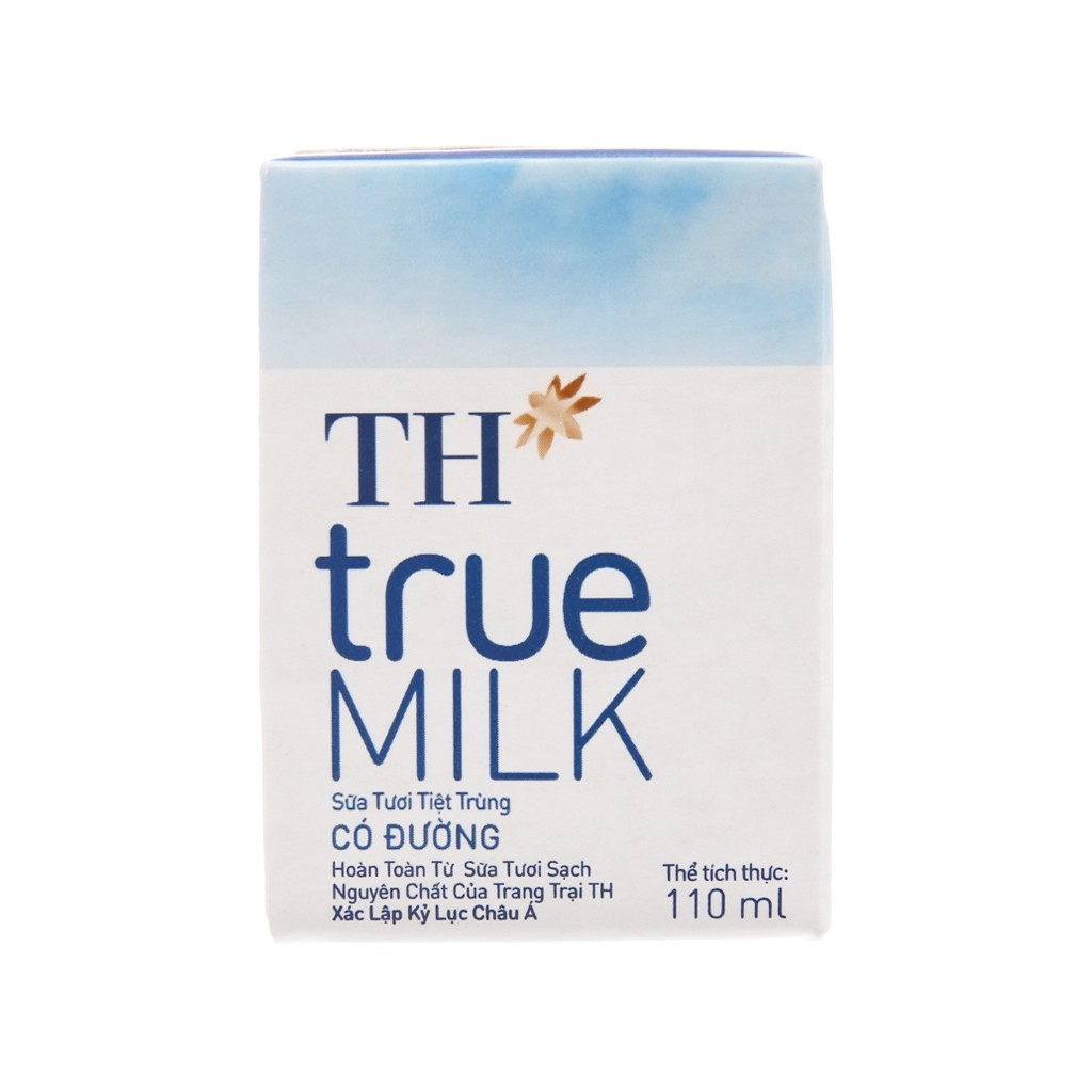 Vỉ sữa TH true MILK 110ml