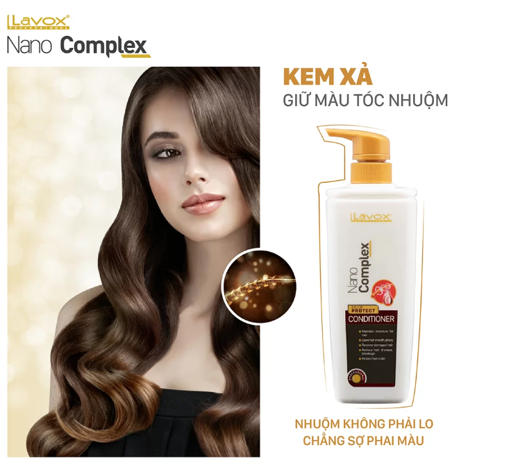Kem Xả Giữ Màu Lavox Nano Complex