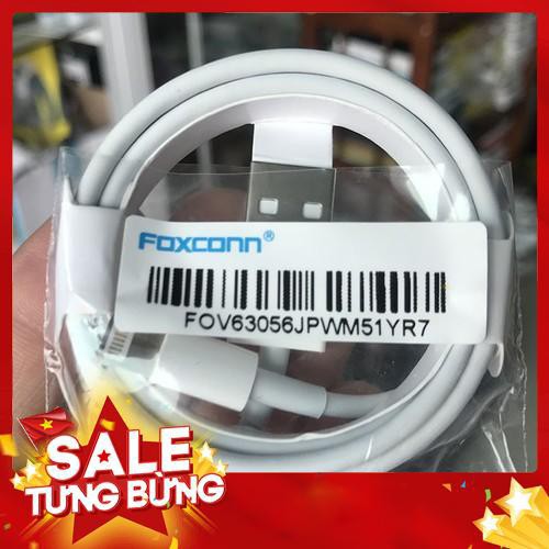 CÁP FOXCOM 5iC DÙNG CHO ĐIỆN THOẠI IPHONE-ĐẦU BỌC ĐAN LƯỚI - BH 12 Tháng <3