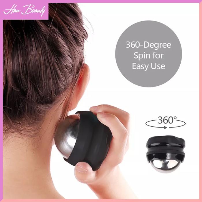 Dụng cụ massage aroma ball con lăn nóng lạnh giúp cải thiện sức khỏe giảm stress mệt mỏi vai gáy