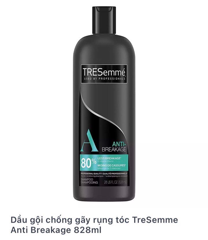 Dầu Xả/gội Tresemme 828ml không vòi