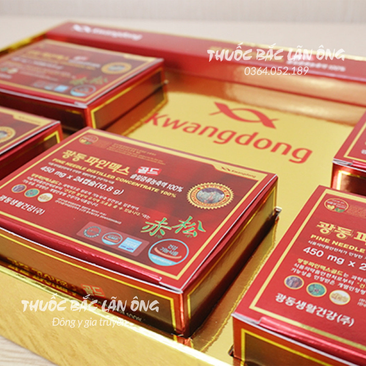 Tinh Dầu Thông Đỏ KwangDong Hàn Quốc (Hộp 120v)