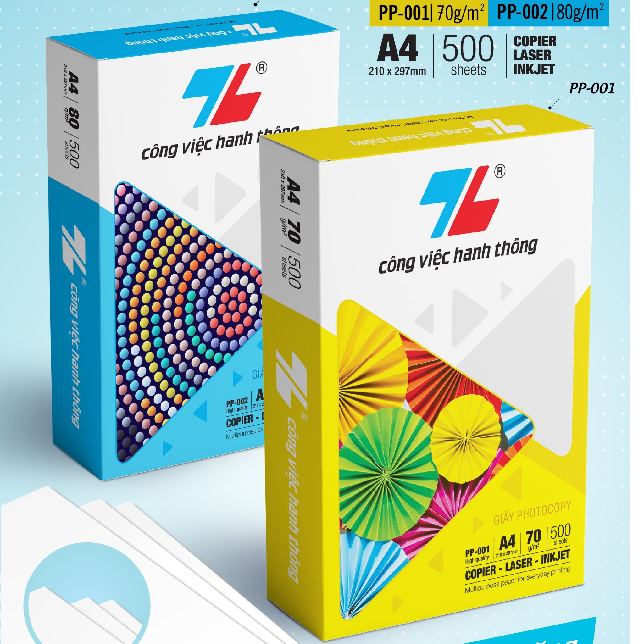 Giấy in/photo Thiên Long A4/80 PP-002 (500 tờ/ream)