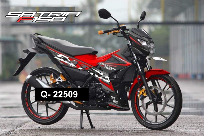 Tem rời Satria fi đỏ đen