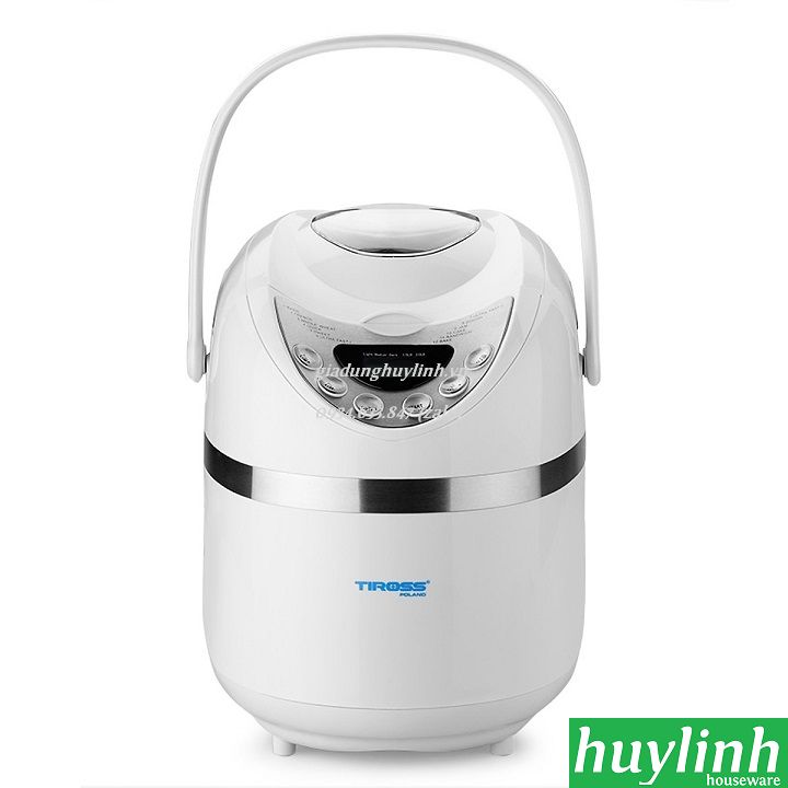 [HCM]Máy làm bánh mì Tiross TS820 - 12 chức năng [700 - 900gr bánh]