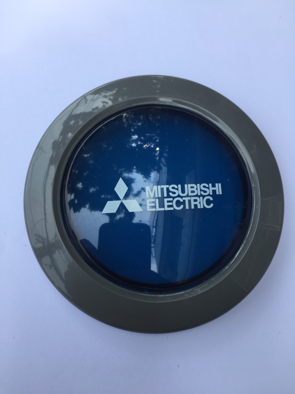 Logo, lô gô, mặt nạ gắn lồng quạt Mitsubishi chính hãng