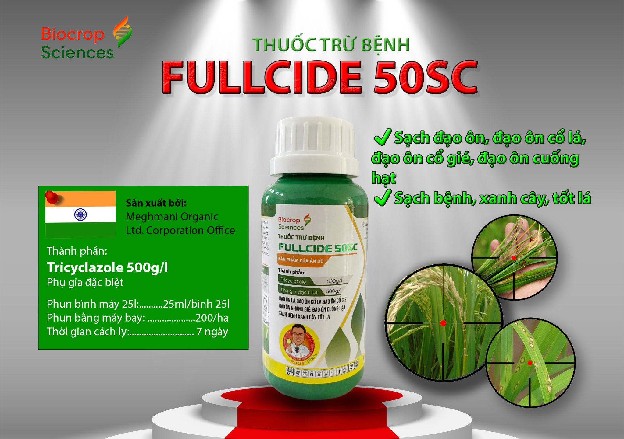 FULLCIDE + COMBIPLUS Thuốc trừ bệnh