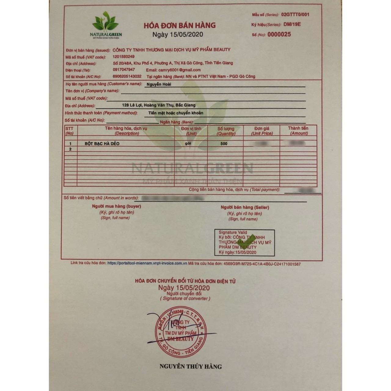 100gr mặt nạ collagen hoa cúc