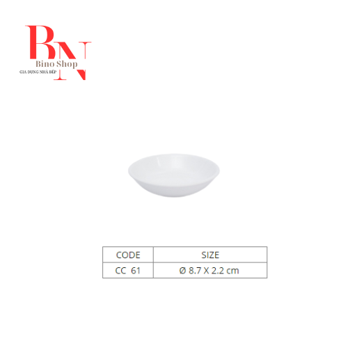 Chén Chấm Tròn Nhựa Melamine Cao Cấp -CC61