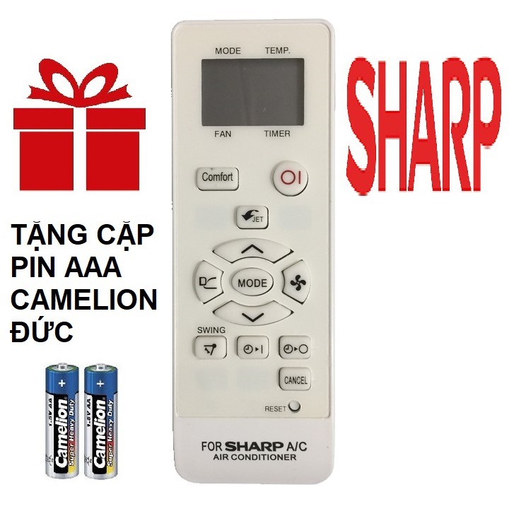 Remote máy lạnh sharp crmc-a907jbez - điều khiển điều hòa sharp