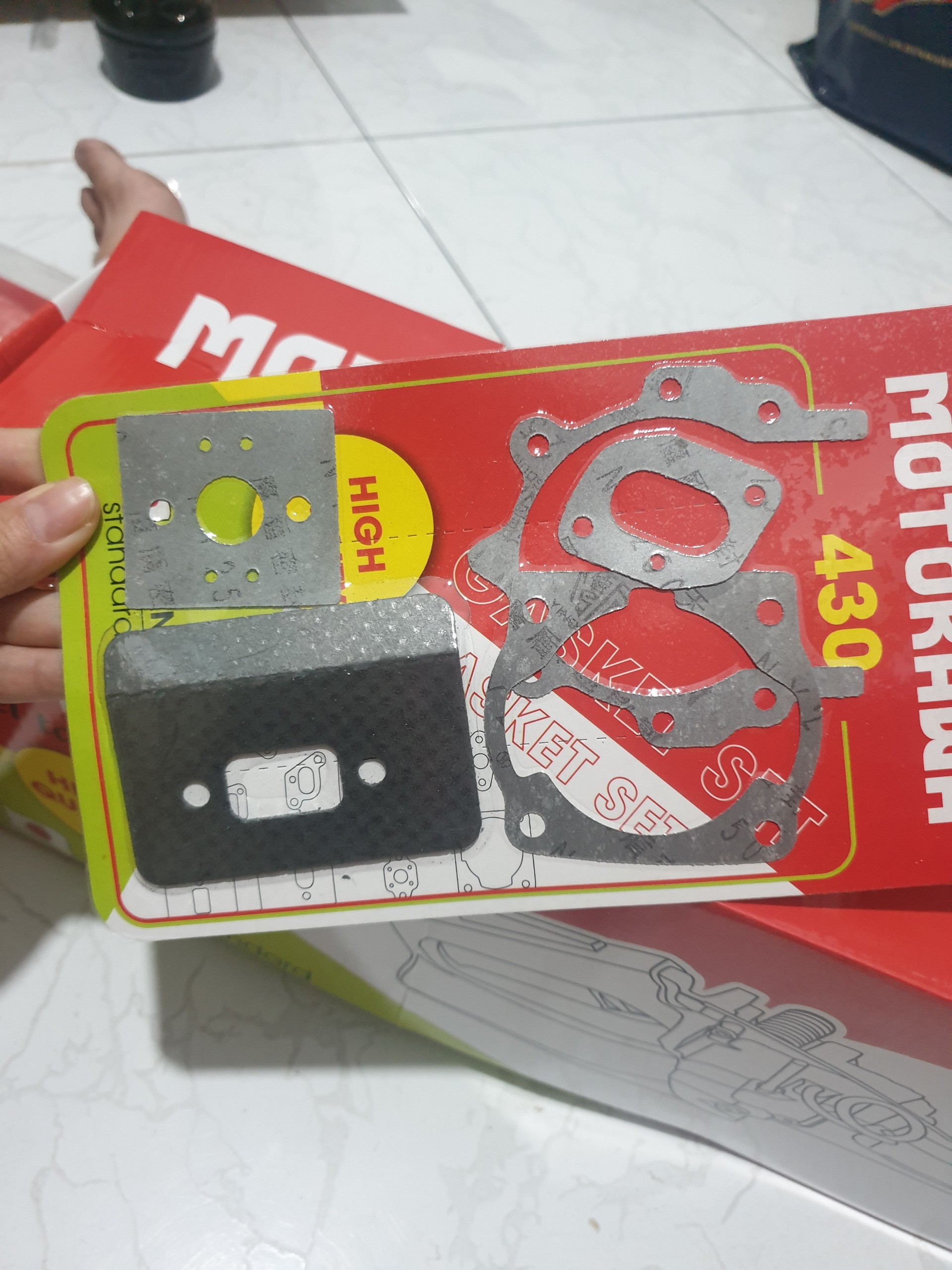 BỘ RON ( ZOĂNG) MÁY CẮT CỎ 2 THÌ 430 (2 CÁI)