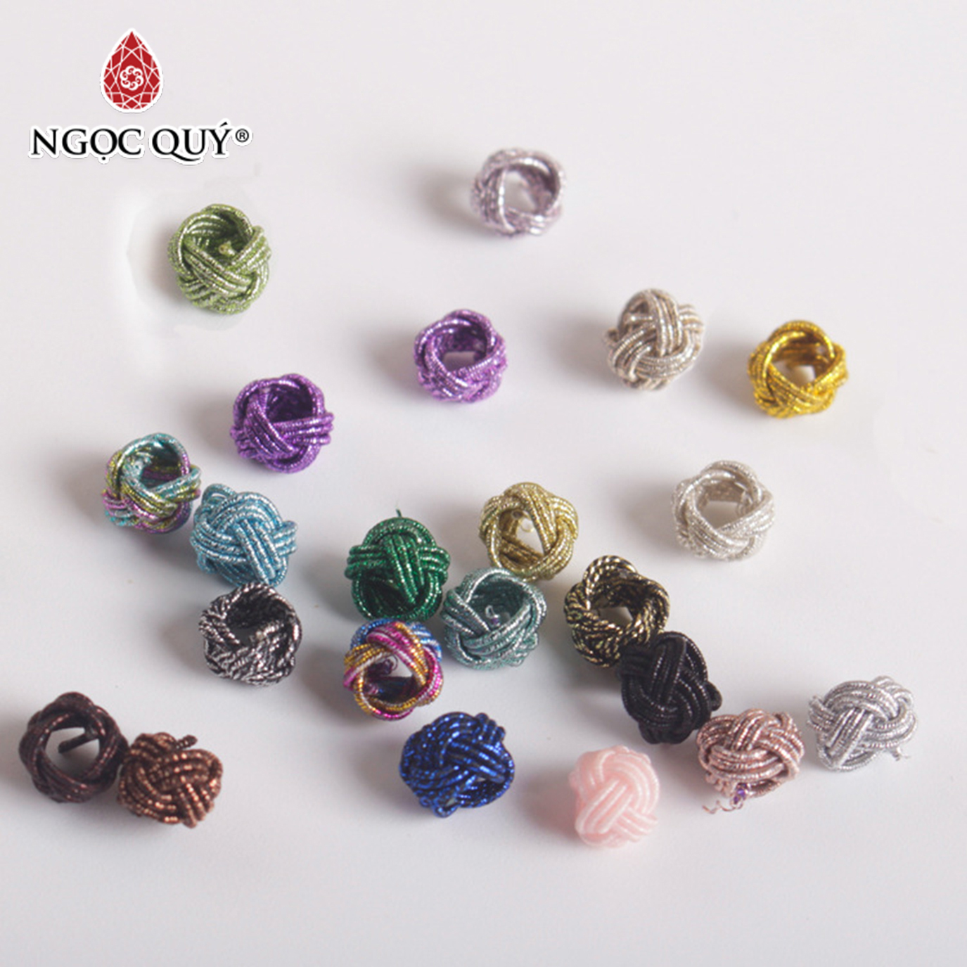 Combo 5 nút thắt 8mm - Ngọc Quý Gemstones