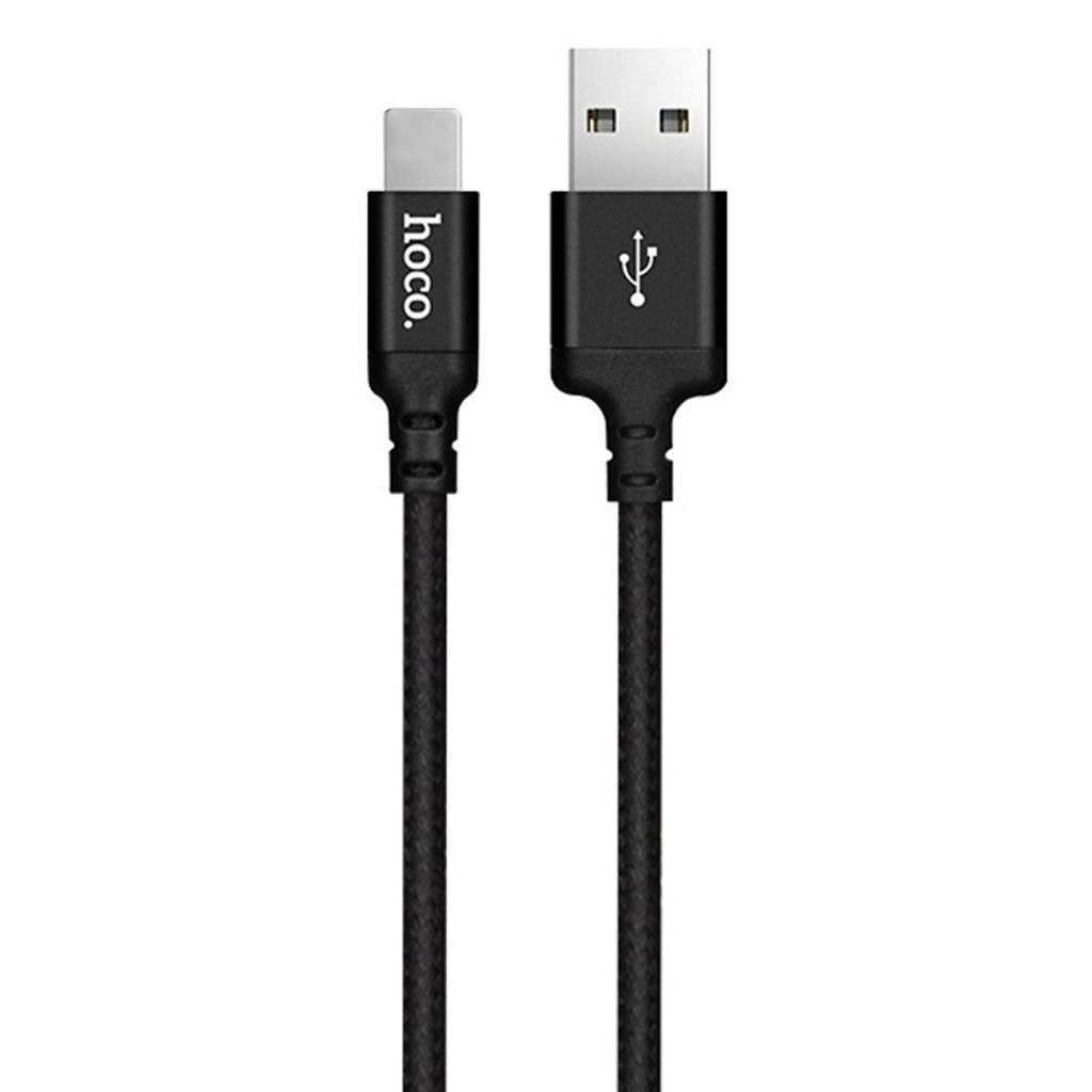 Cáp sạc HOCO X14 | USB to L | dây dù chống đứt, dài 2m | chính hãng | Bảo hành 6 Tháng