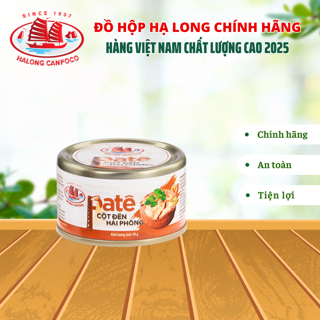 Patê Cột Đèn Hải Phòng 90G - Đồ Hộp Hạ Long