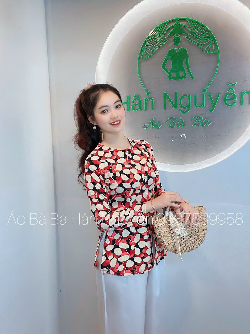 BỘ BÀ BA LỤA LẬP THỂ ĐƠN GIẢN NHẸ NHÀN NỮ TÍNH