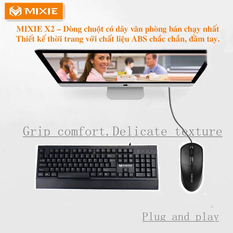 Bàn phím MÁY TÍNH, PC -  MIXIE X200, kiểu dáng cao cấp