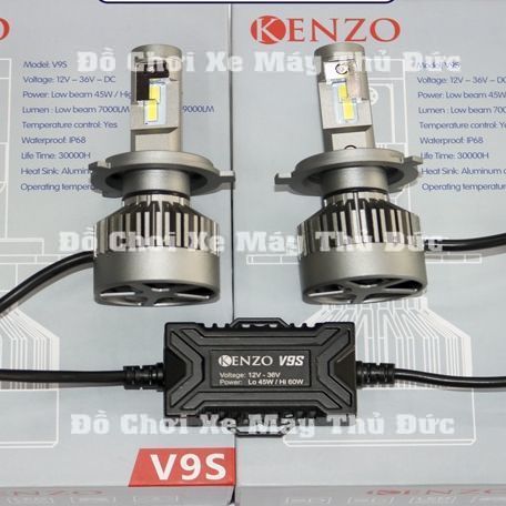 Kenzo V9s Đèn Pha LED Chính Hãng Siêu Sáng