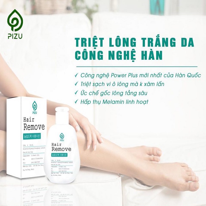 Kem tẩy lông pizu