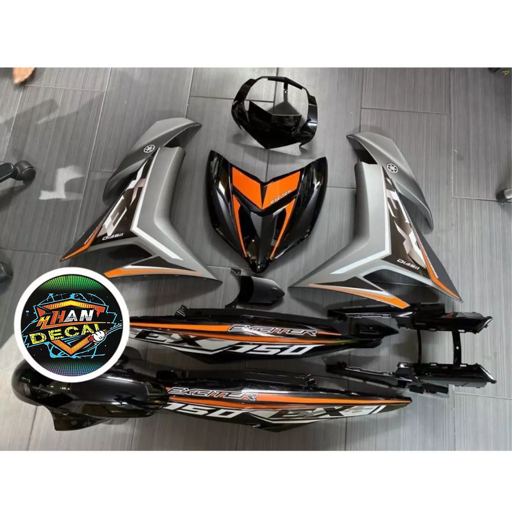 tem exciter 150 cam đen