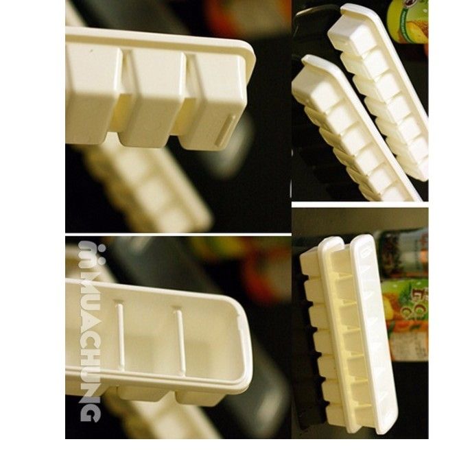 set 2 khay làm đá có nắp