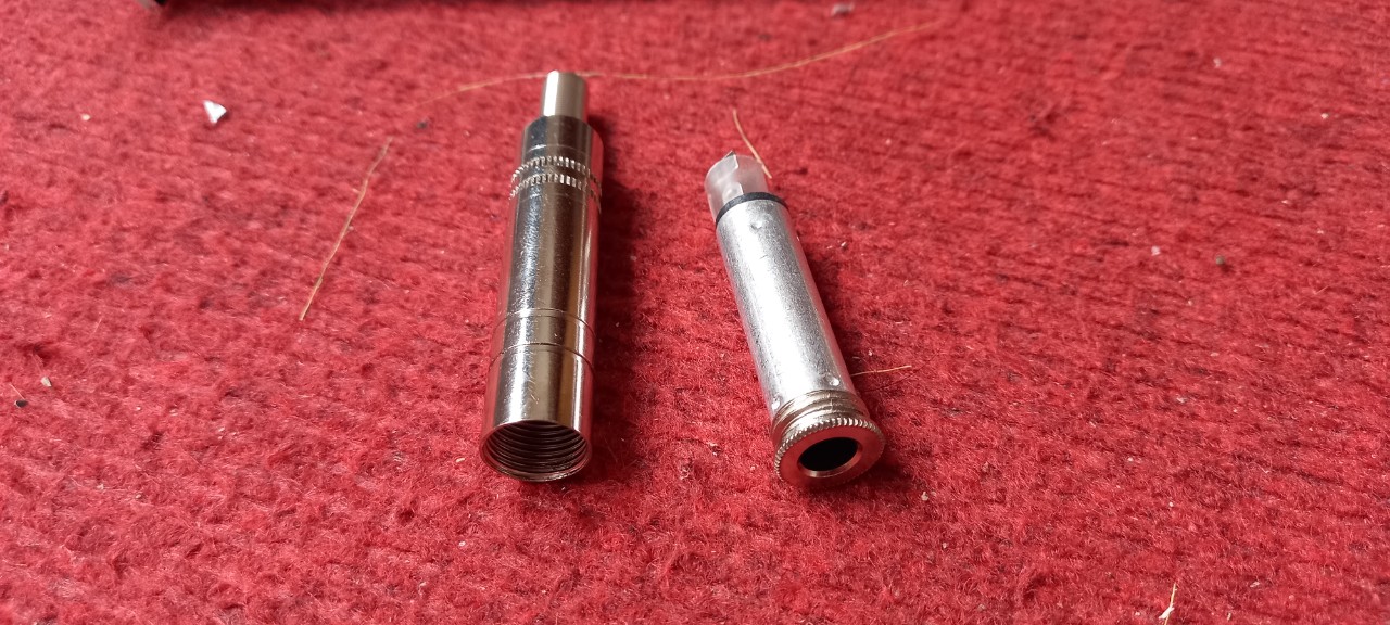 Jack 6 ly 6.5mm cái tự hàn  Stereo/mono