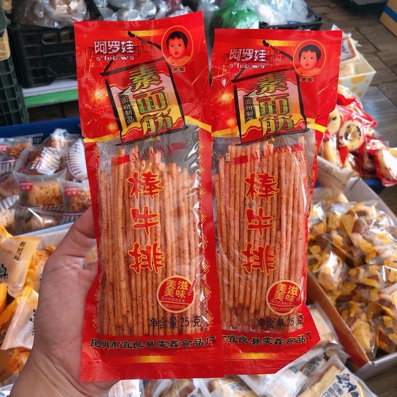 10 Gói tăm cay ăn vặt siêu ngon - Que cay!