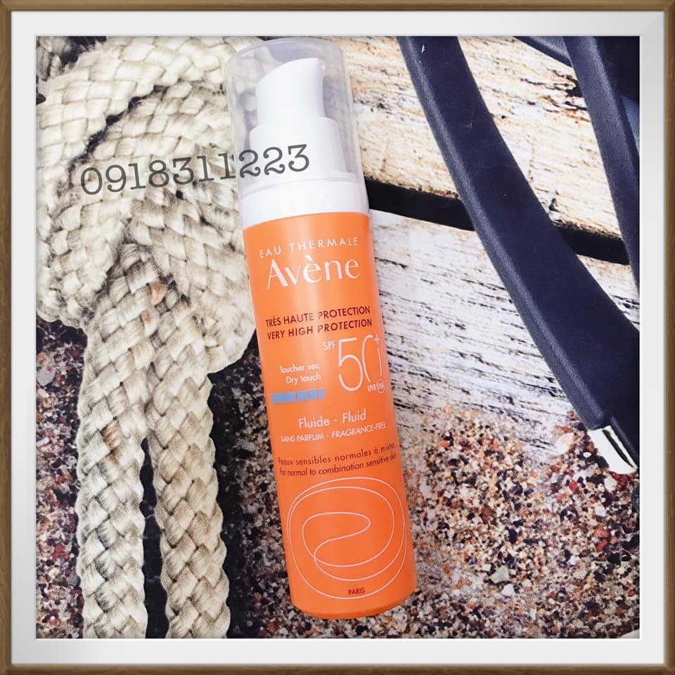 Kem chống nắng Avene Fluide SPF 50+ 50ml (nội địa Pháp)