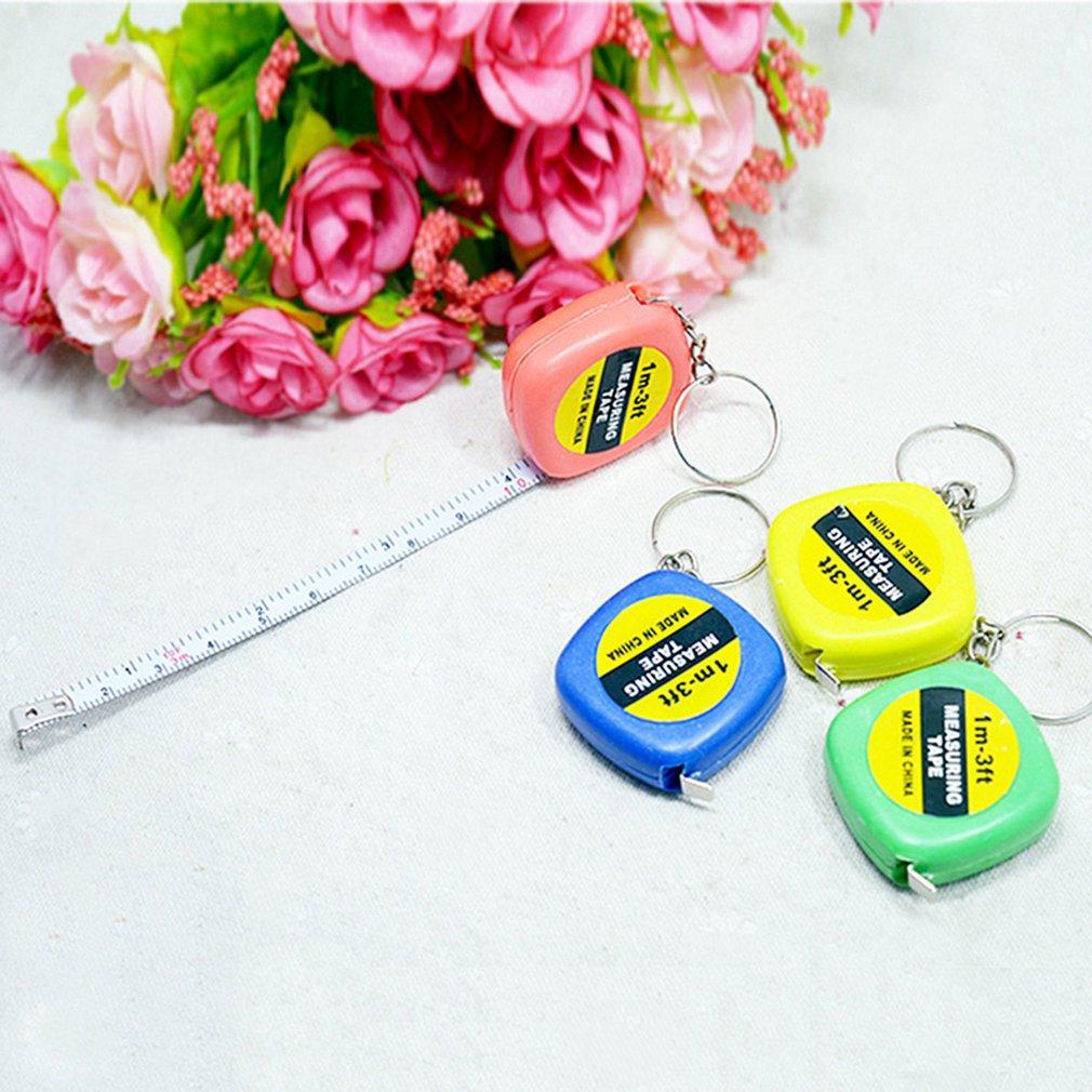 Móc khóa thước rút 1 mét (màu ngẫu nhiên)