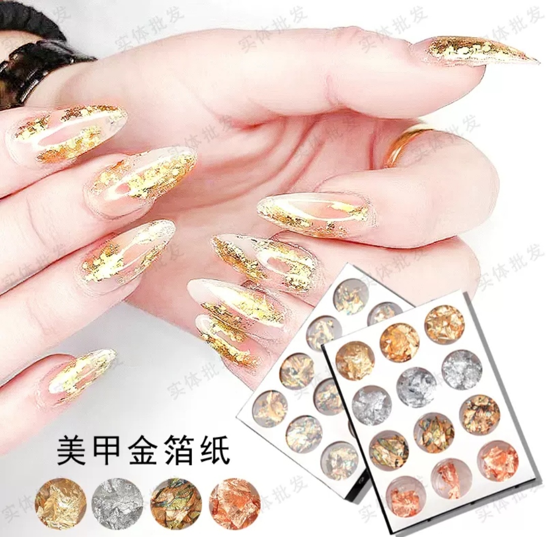 Set giấy bạc trang trí móng