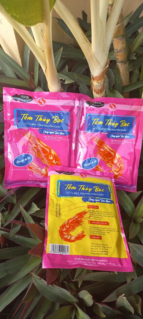 Mồi câu cá tôm thủy bạc Sa phạm - Cám câu cá tôm thuỷ bạc sapham